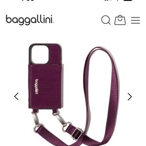 Baggallini Plum Phone Case with Strap